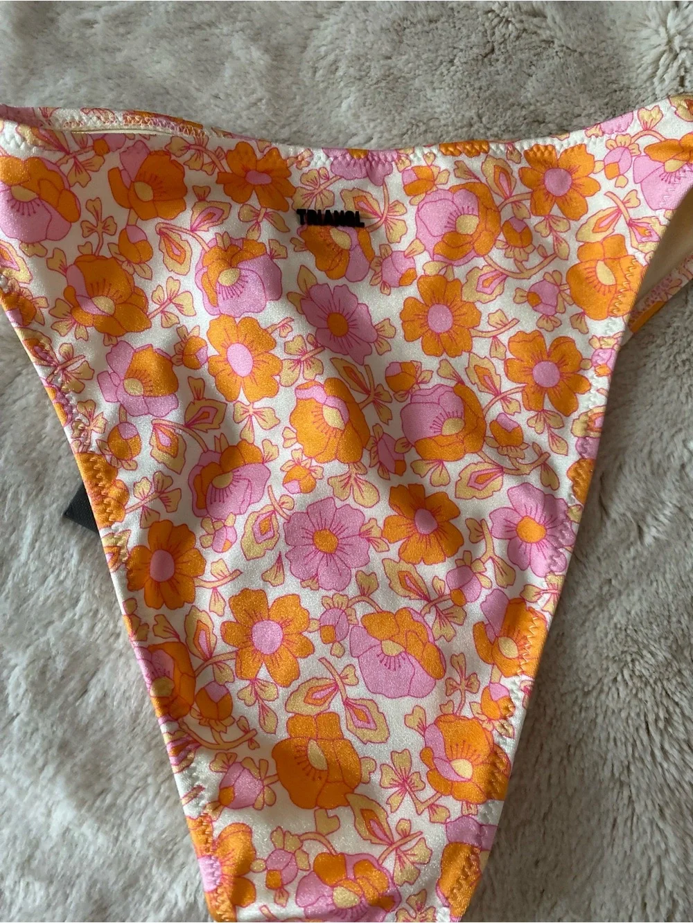Triangle Swimwear floral print underwire bikini set